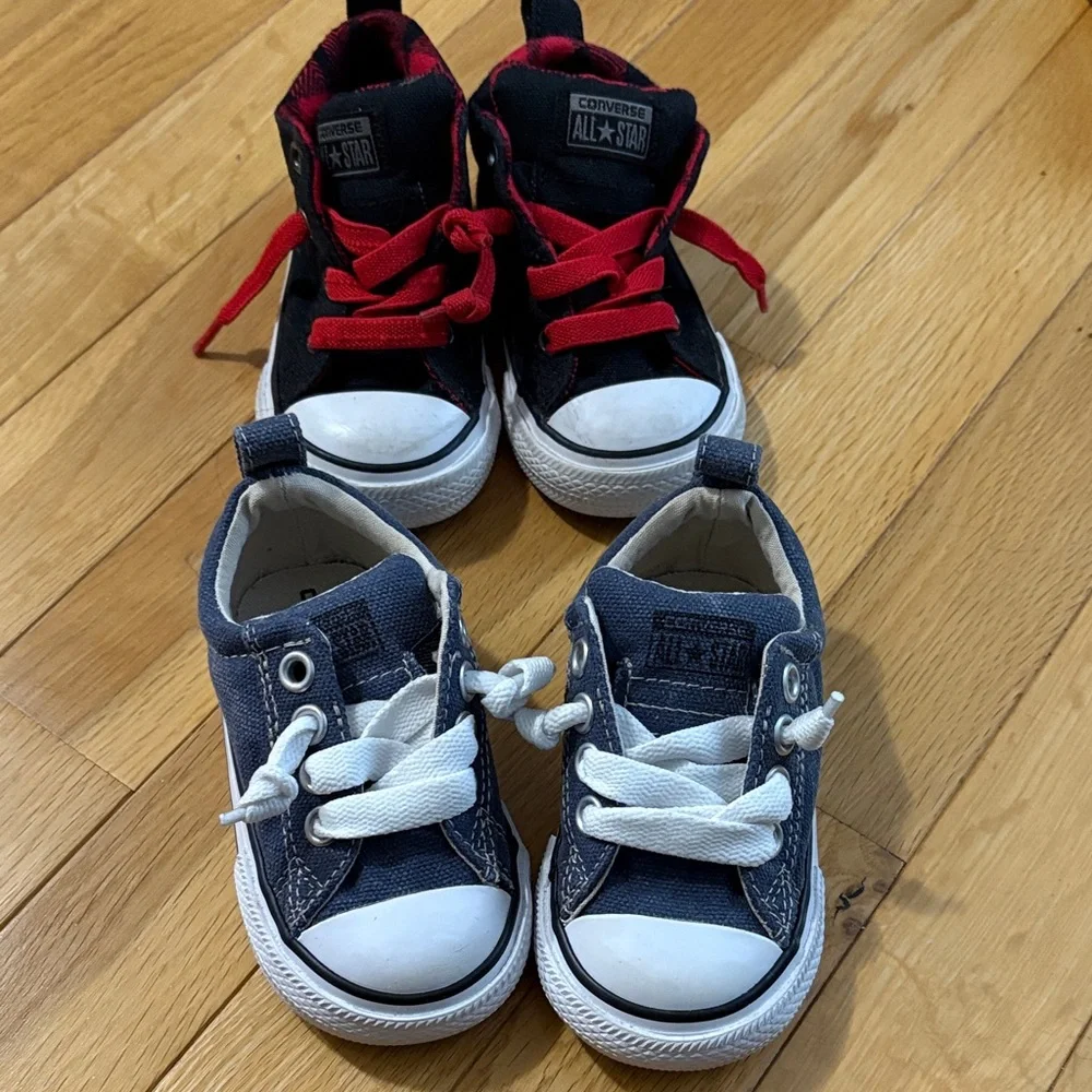 Converse Baby Shoes 2 pairs Size 5